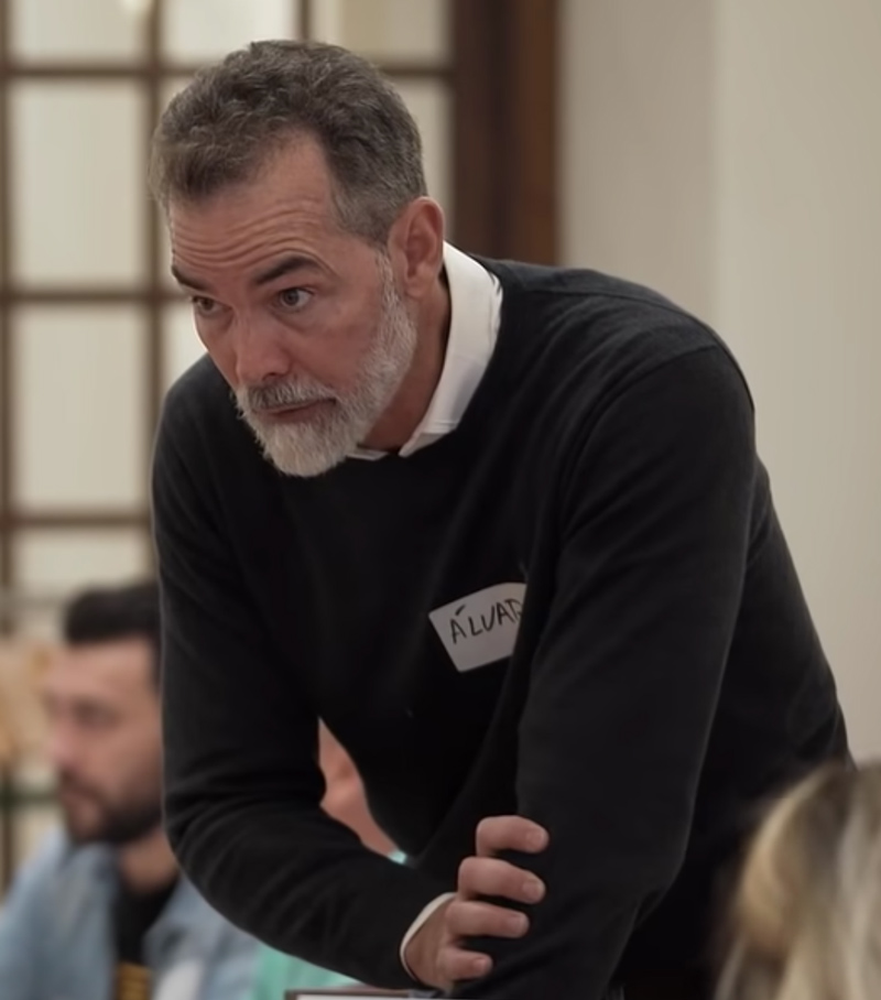 Alvaro Ximenez de Olaso trabajando